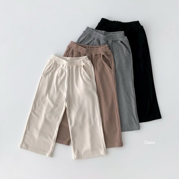 Dsaint - Korean Children Fashion - #Kfashion4kids - Soft Feel Knit Wide Pants