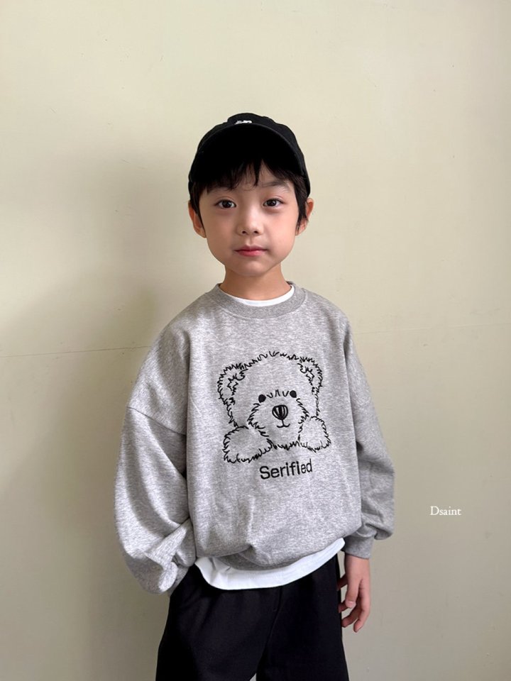 Dsaint - Korean Children Fashion - #Kfashion4kids - Field Bear Sweatshirt - 11