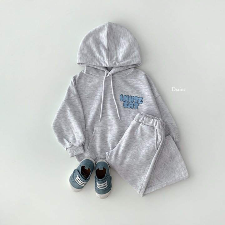 Dsaint - Korean Children Fashion - #childofig - White Cat Hood Set - 7