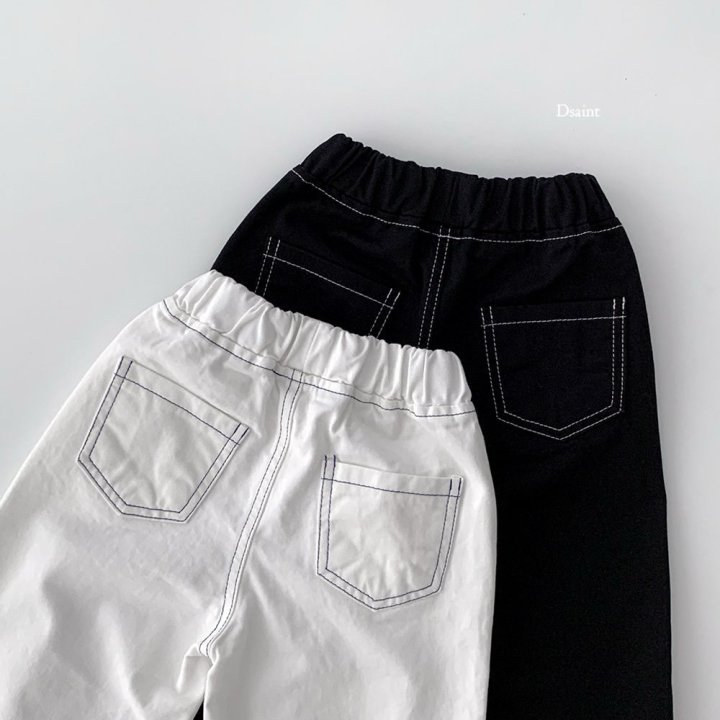 Dsaint - Korean Children Fashion - #childofig - Fit Wide Stitch Pants - 6