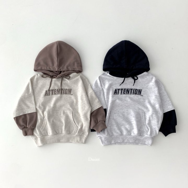 Dsaint - Korean Children Fashion - #childofig - Attention Hoodie