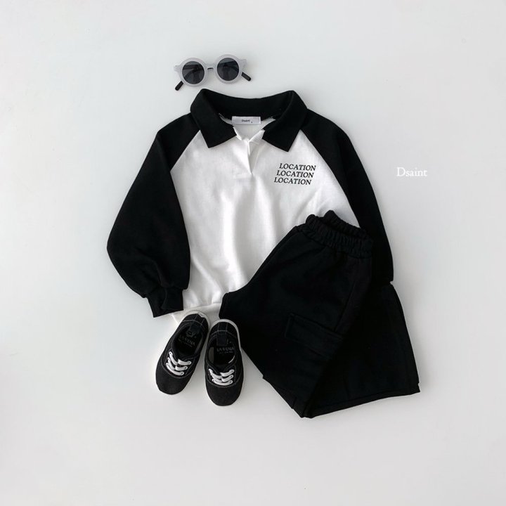 Dsaint - Korean Children Fashion - #childofig - Location Collar Sweatshirt - 8