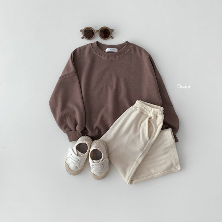 Dsaint - Korean Children Fashion - #childofig - Soft Feel Knit Wide Pants - 6