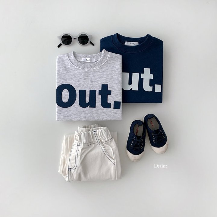 Dsaint - Korean Children Fashion - #childofig - OUT Sweatshirt - 5