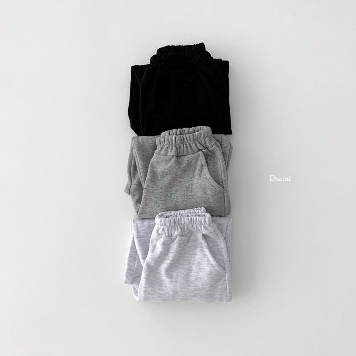 Dsaint - Korean Children Fashion - #childofig - Basic Waist Jogger Pants - 3