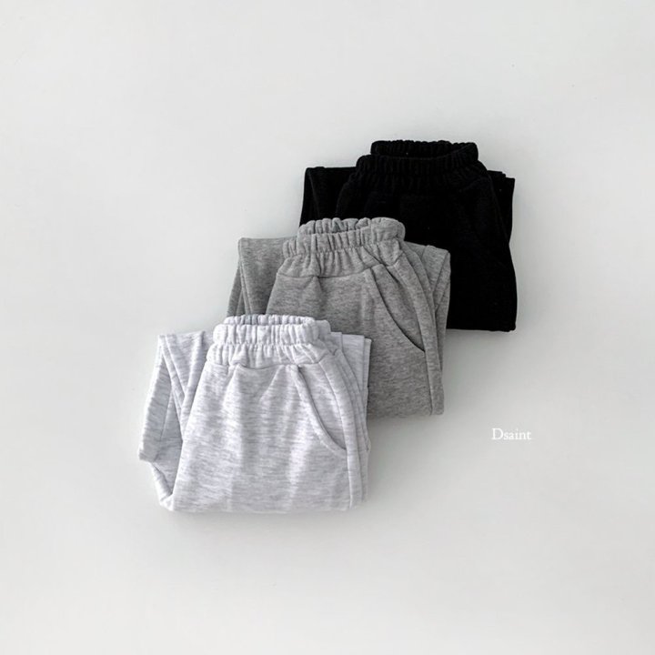 Dsaint - Korean Children Fashion - #childofig - Basic Waist Jogger Pants - 4