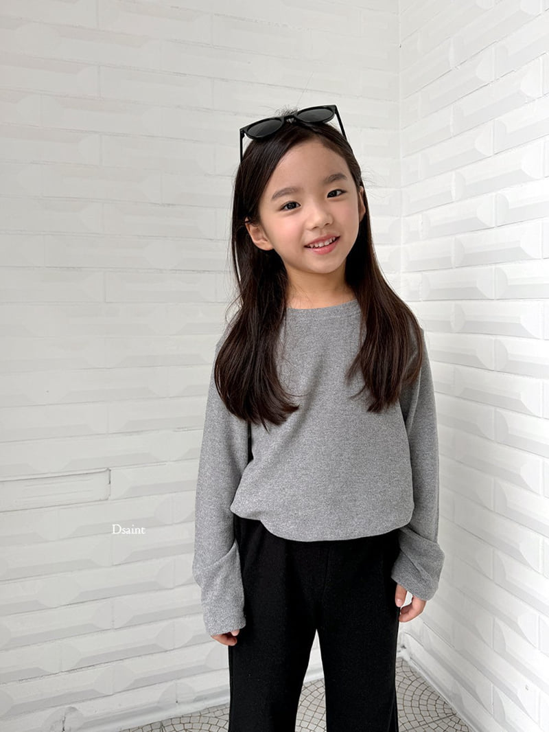 Dsaint - Korean Children Fashion - #childofig - Stendy Ribbed Knit Tee - 11