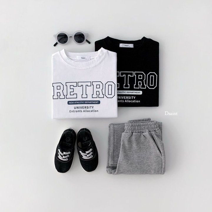 Dsaint - Korean Children Fashion - #childrensboutique - Retro Tee - 6