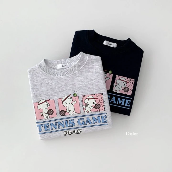 Dsaint - Korean Children Fashion - #childrensboutique - Tennis Game Sweatshirt - 3