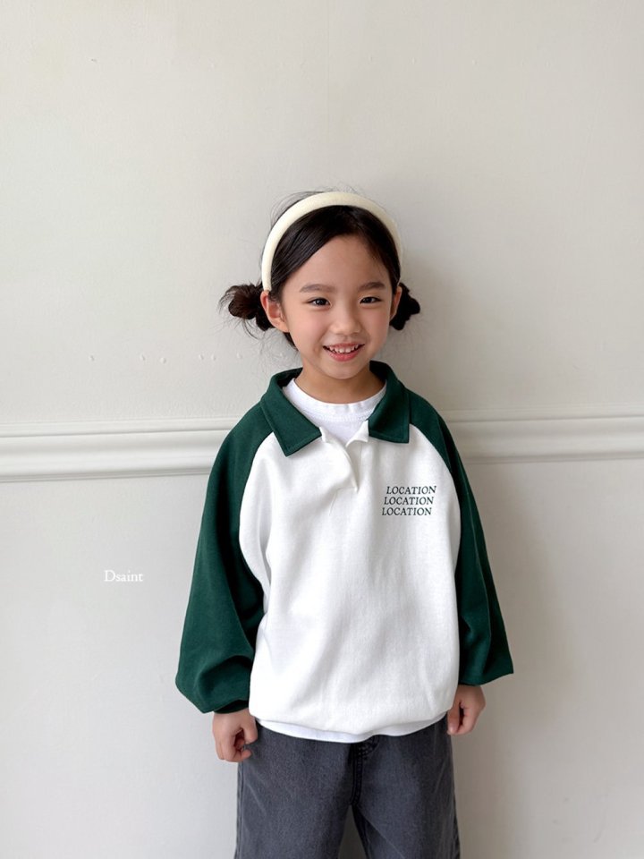 Dsaint - Korean Children Fashion - #childrensboutique - Location Collar Sweatshirt - 9