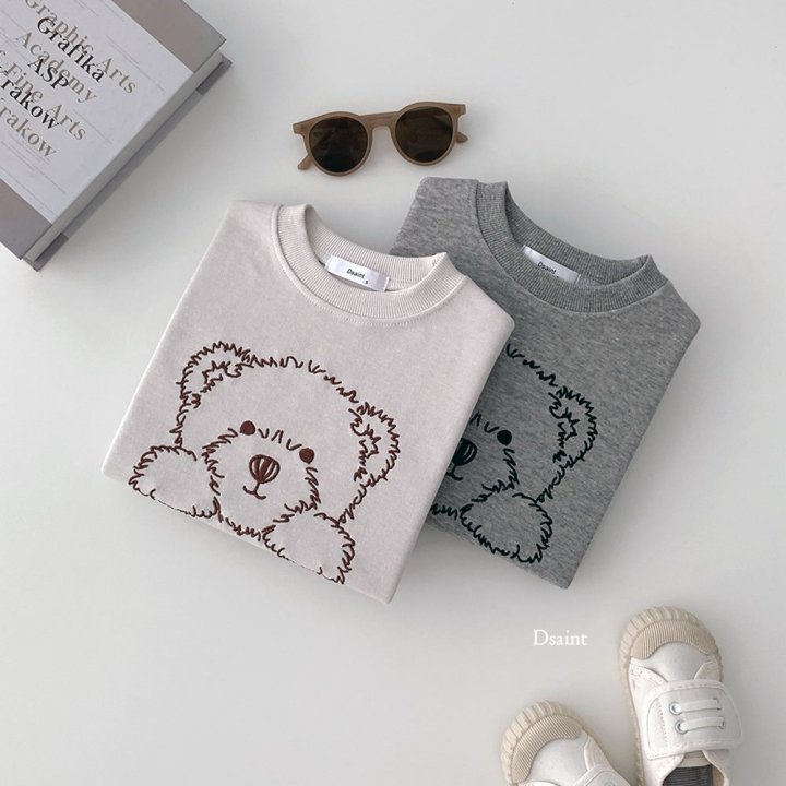 Dsaint - Korean Children Fashion - #childofig - Field Bear Sweatshirt - 4