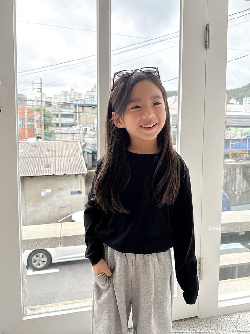 Dsaint - Korean Children Fashion - #childrensboutique - Stendy Ribbed Knit Tee - 12