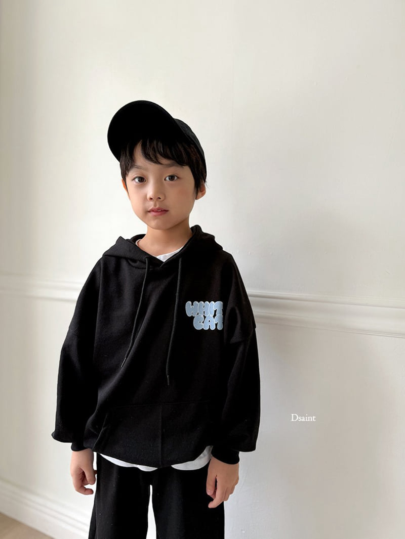 Dsaint - Korean Children Fashion - #designkidswear - White Cat Hood Set - 9