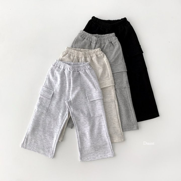 Dsaint - Korean Children Fashion - #designkidswear - Wide Cargo Pants - 2
