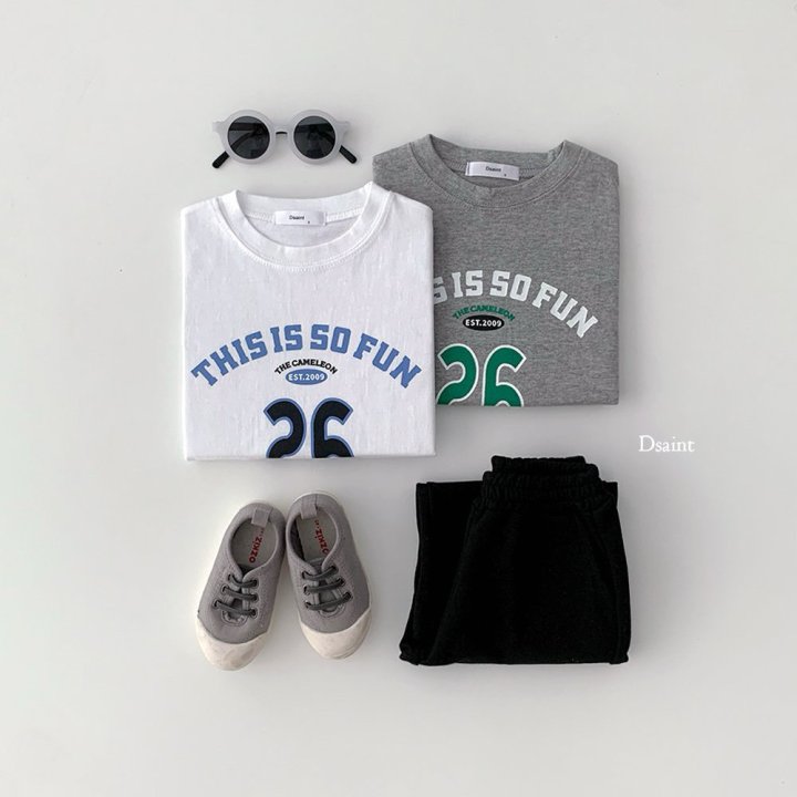 Dsaint - Korean Children Fashion - #designkidswear - Fun 26 Tee - 5