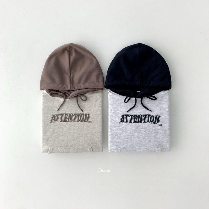 Dsaint - Korean Children Fashion - #designkidswear - Attention Hoodie - 3
