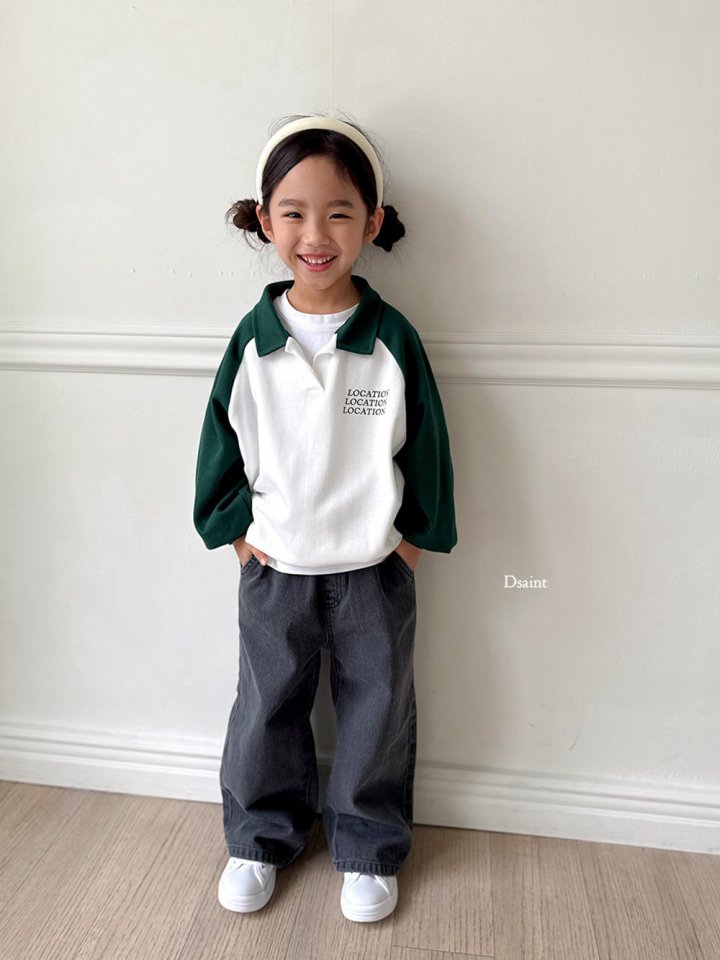 Dsaint - Korean Children Fashion - #designkidswear - Location Collar Sweatshirt - 10