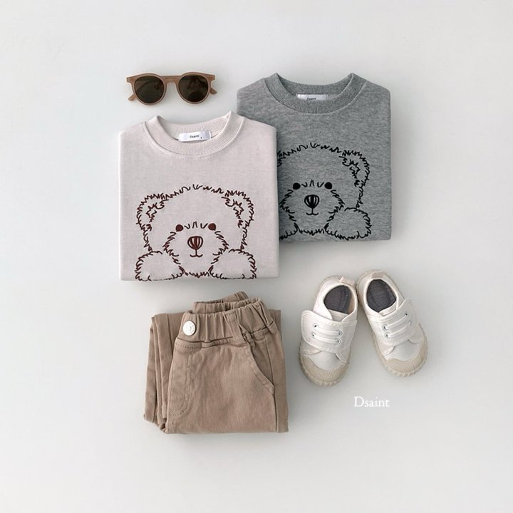 Dsaint - Korean Children Fashion - #designkidswear - Field Bear Sweatshirt - 5