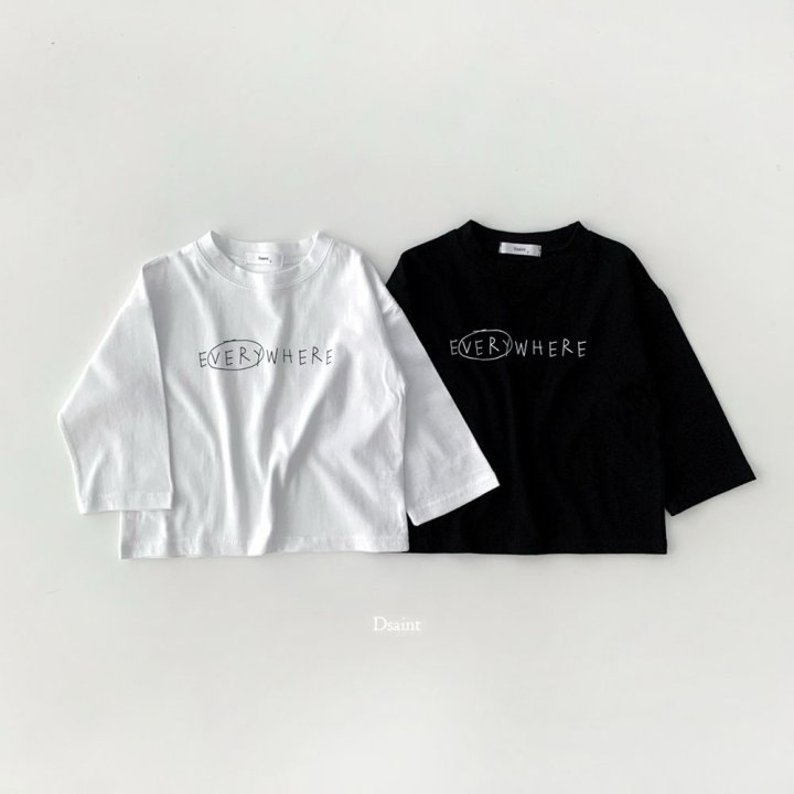 Dsaint - Korean Children Fashion - #discoveringself - Round Everywhere Tee
