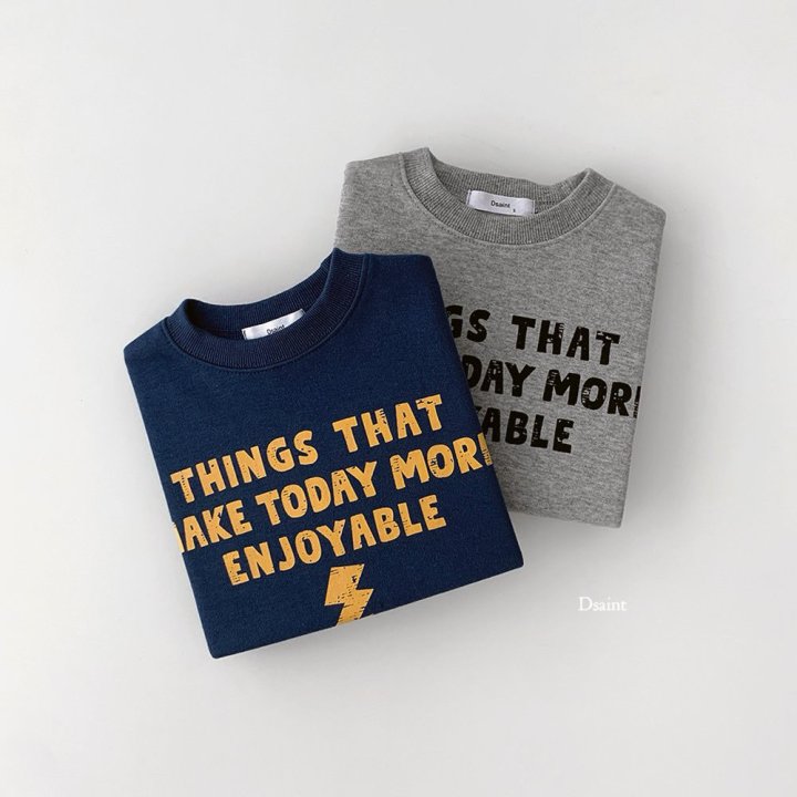 Dsaint - Korean Children Fashion - #discoveringself - Things Lightning Sweatshirt