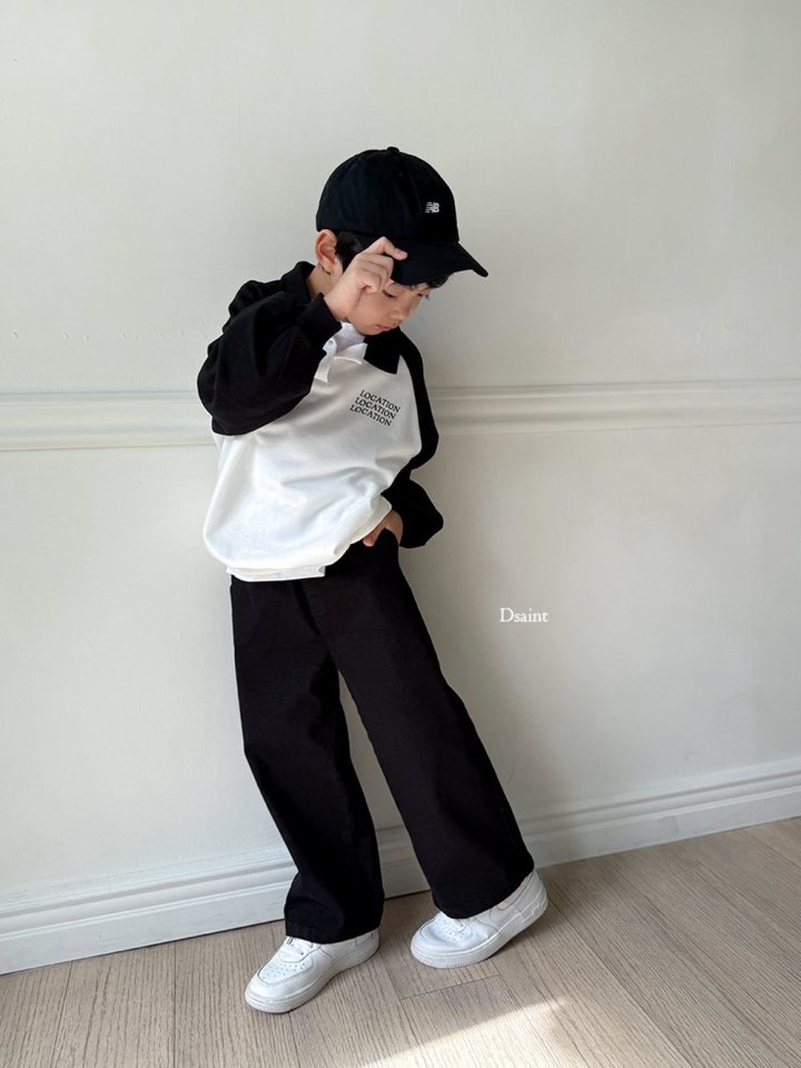 Dsaint - Korean Children Fashion - #discoveringself - Location Collar Sweatshirt - 11