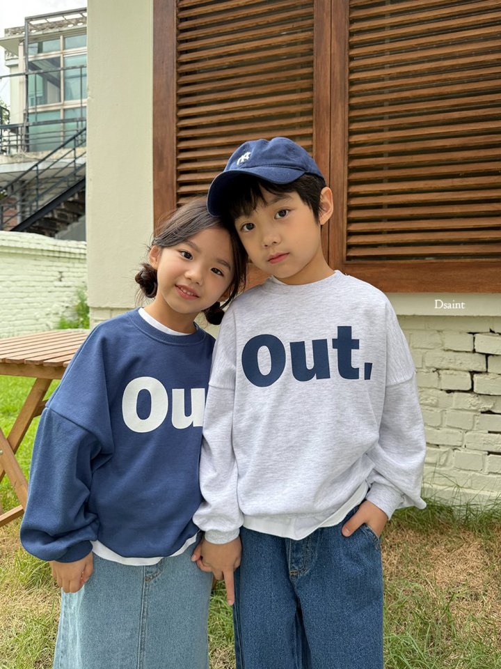 Dsaint - Korean Children Fashion - #discoveringself - OUT Sweatshirt - 8