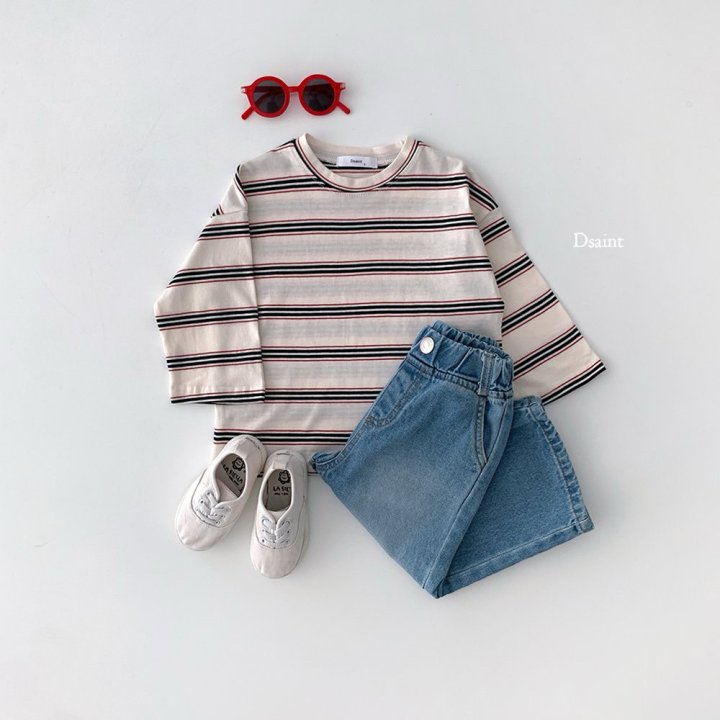 Dsaint - Korean Children Fashion - #discoveringself - MZ Wide Denim Pants - 7