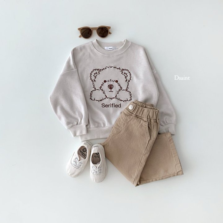 Dsaint - Korean Children Fashion - #discoveringself - Field Bear Sweatshirt - 6