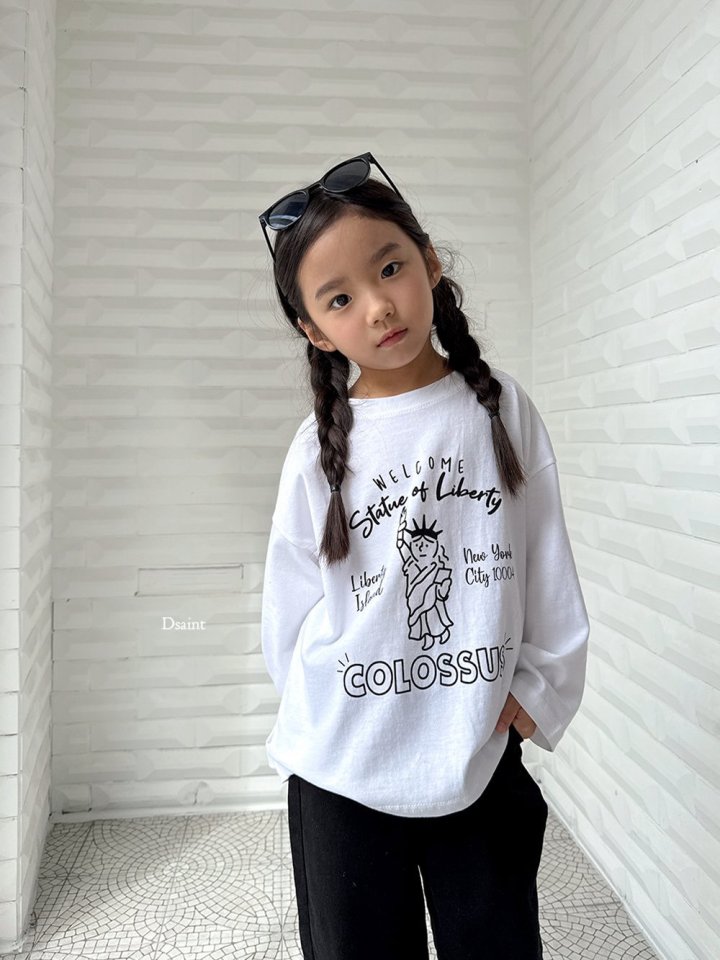 Dsaint - Korean Children Fashion - #discoveringself - Colo Statue Tee - 2