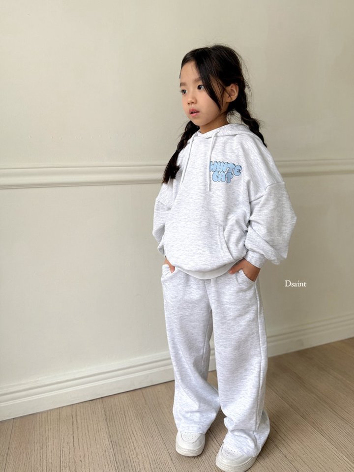 Dsaint - Korean Children Fashion - #fashionkids - White Cat Hood Set - 11
