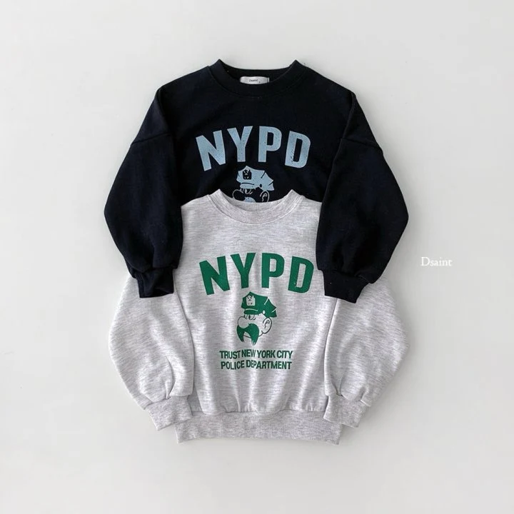 Dsaint - Korean Children Fashion - #fashionkids - NYPD Police Sweatshirt