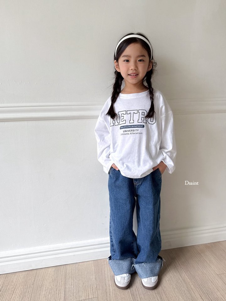 Dsaint - Korean Children Fashion - #fashionkids - Retro Tee - 9