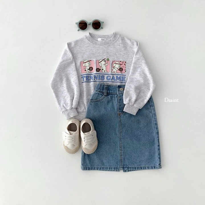 Dsaint - Korean Children Fashion - #fashionkids - Tennis Game Sweatshirt - 6