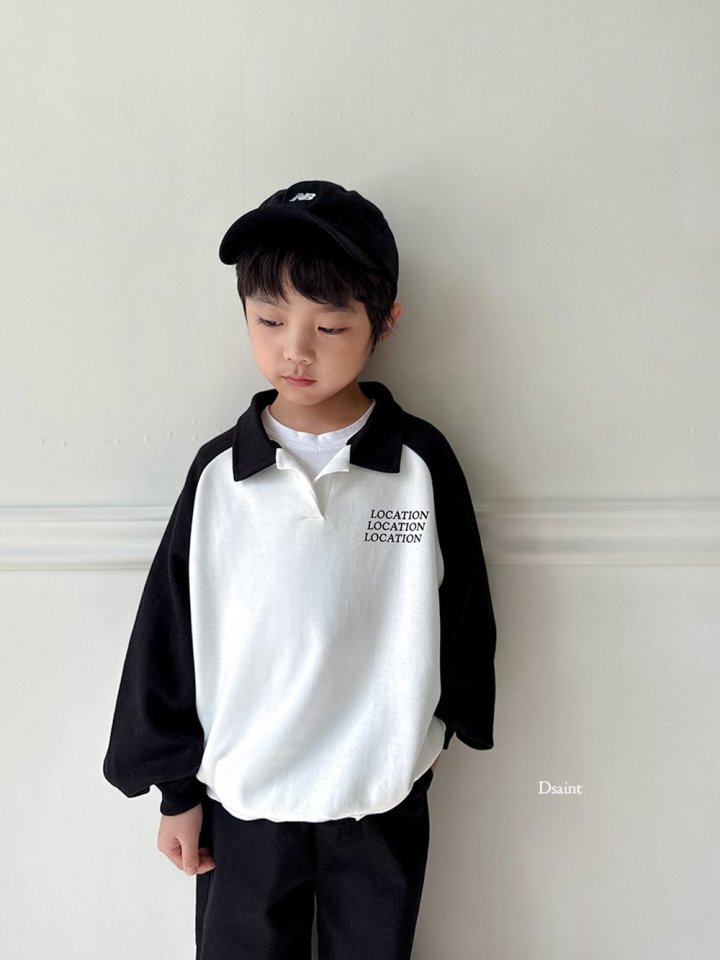 Dsaint - Korean Children Fashion - #fashionkids - Location Collar Sweatshirt - 12