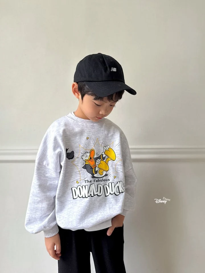Dsaint - Korean Children Fashion - #fashionkids - Donald Sweatshirt - 7