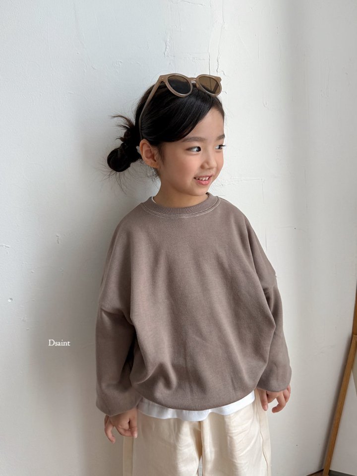 Dsaint - Korean Children Fashion - #fashionkids - Normal Stitch Sweatshirt - 9