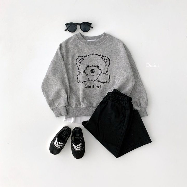 Dsaint - Korean Children Fashion - #fashionkids - Field Bear Sweatshirt - 7
