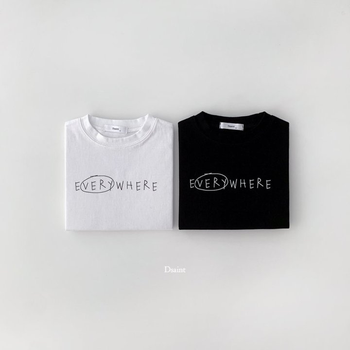 Dsaint - Korean Children Fashion - #kidsshorts - Round Everywhere Tee - 3