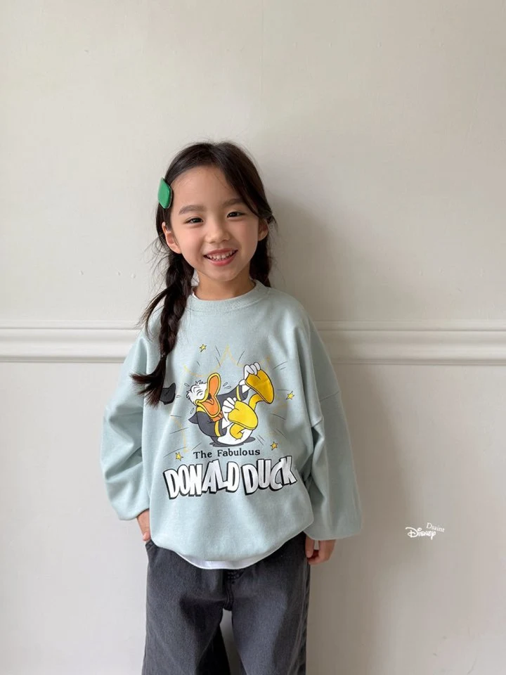 Dsaint - Korean Children Fashion - #kidsshorts - Donald Sweatshirt - 8