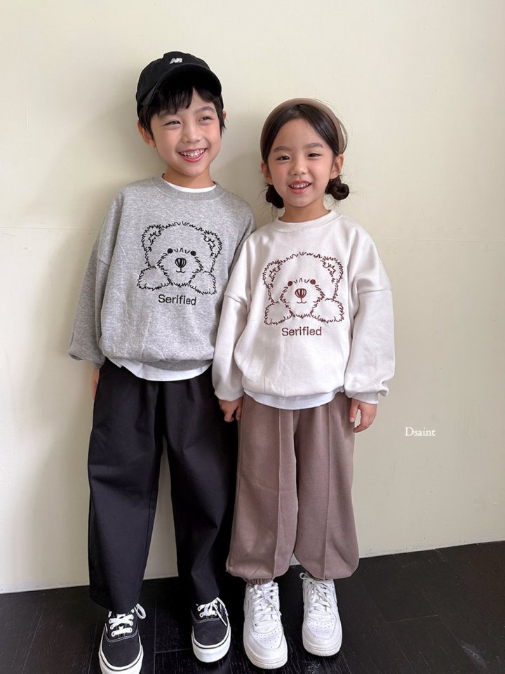 Dsaint - Korean Children Fashion - #kidsshorts - Field Bear Sweatshirt - 8