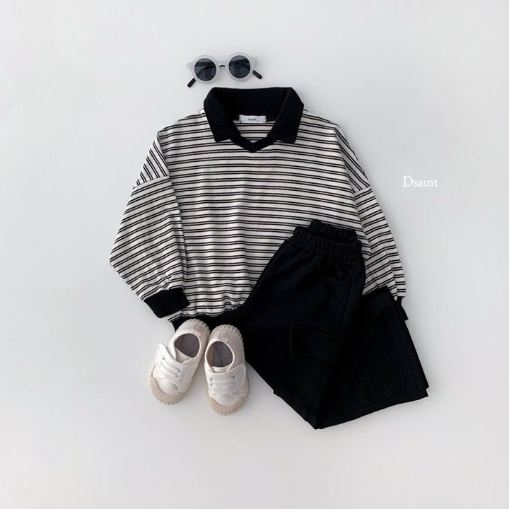 Dsaint - Korean Children Fashion - #kidsstore - Ddui Collar Sweatshirt - 5