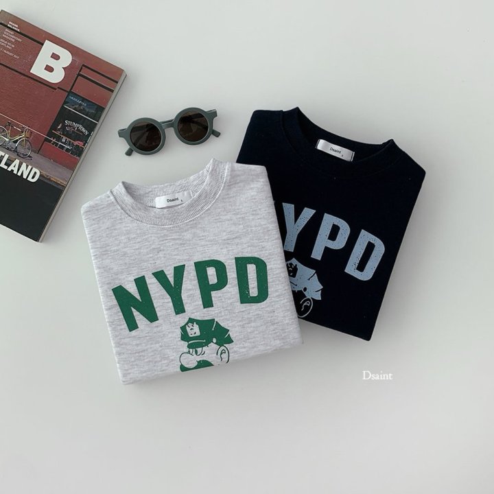 Dsaint - Korean Children Fashion - #kidsstore - NYPD Police Sweatshirt - 3