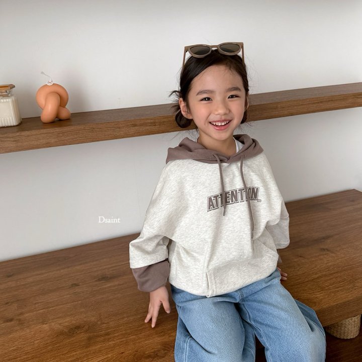 Dsaint - Korean Children Fashion - #kidsstore - Attention Hoodie - 7