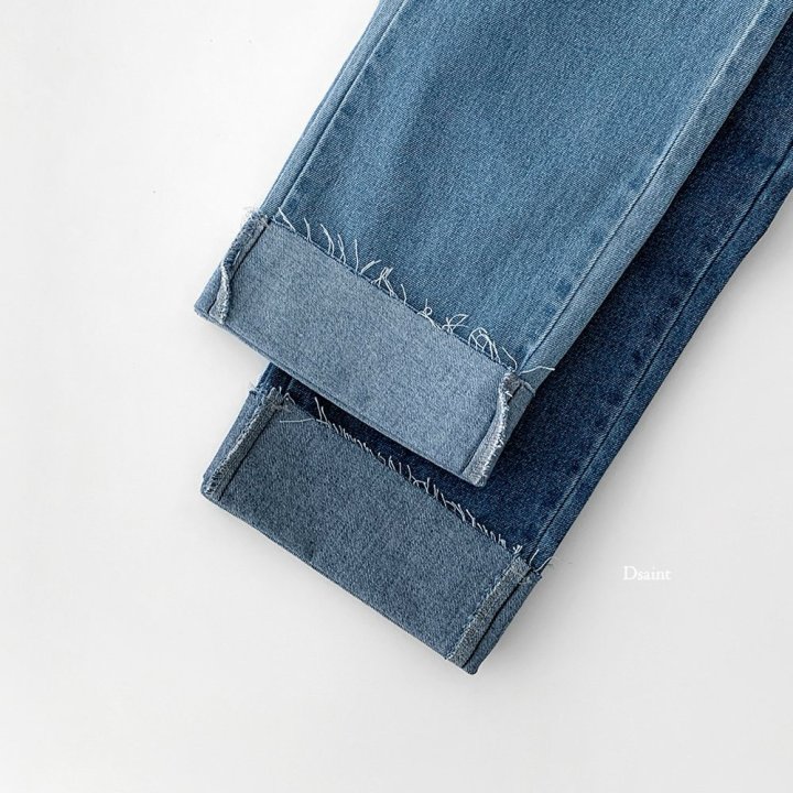 Dsaint - Korean Children Fashion - #kidsstore - Cutting Roll-up Wide Pants - 6