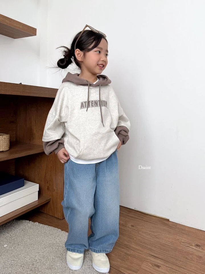 Dsaint - Korean Children Fashion - #kidsstore - MZ Wide Denim Pants - 10