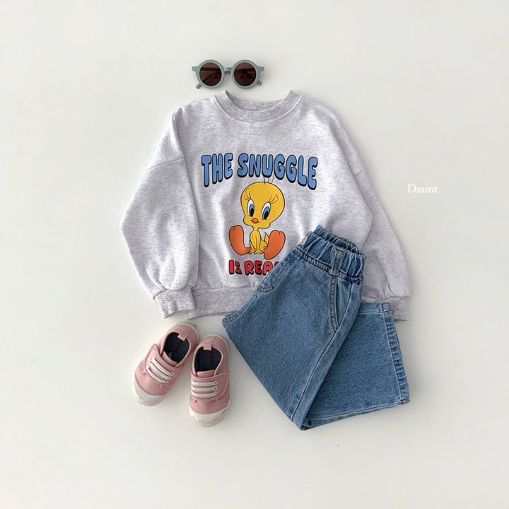 Dsaint - Korean Children Fashion - #kidsstore - Mild Wide Denim Pants - 7