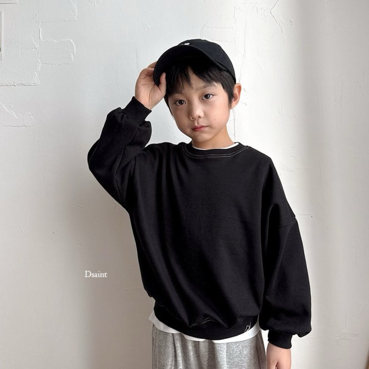 Dsaint - Korean Children Fashion - #kidsstore - Normal Stitch Sweatshirt - 11
