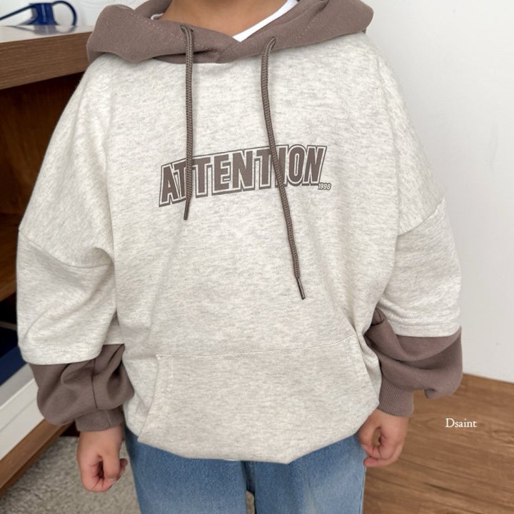 Dsaint - Korean Children Fashion - #kidzfashiontrend - Attention Hoodie - 8