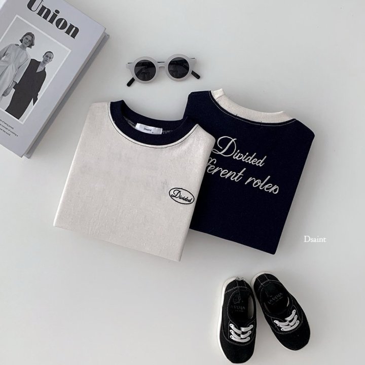 Dsaint - Korean Children Fashion - #kidzfashiontrend - Divided Sweatshirt - 6
