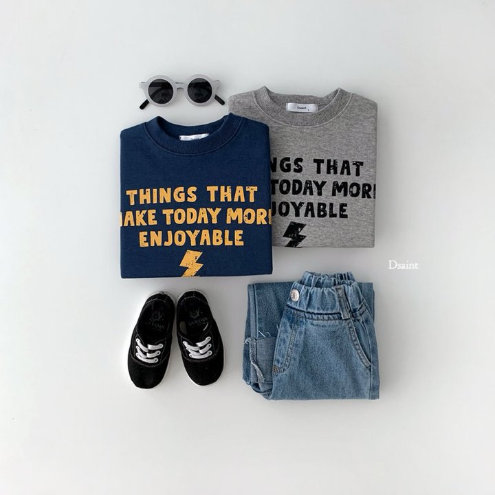Dsaint - Korean Children Fashion - #kidzfashiontrend - Things Lightning Sweatshirt - 5